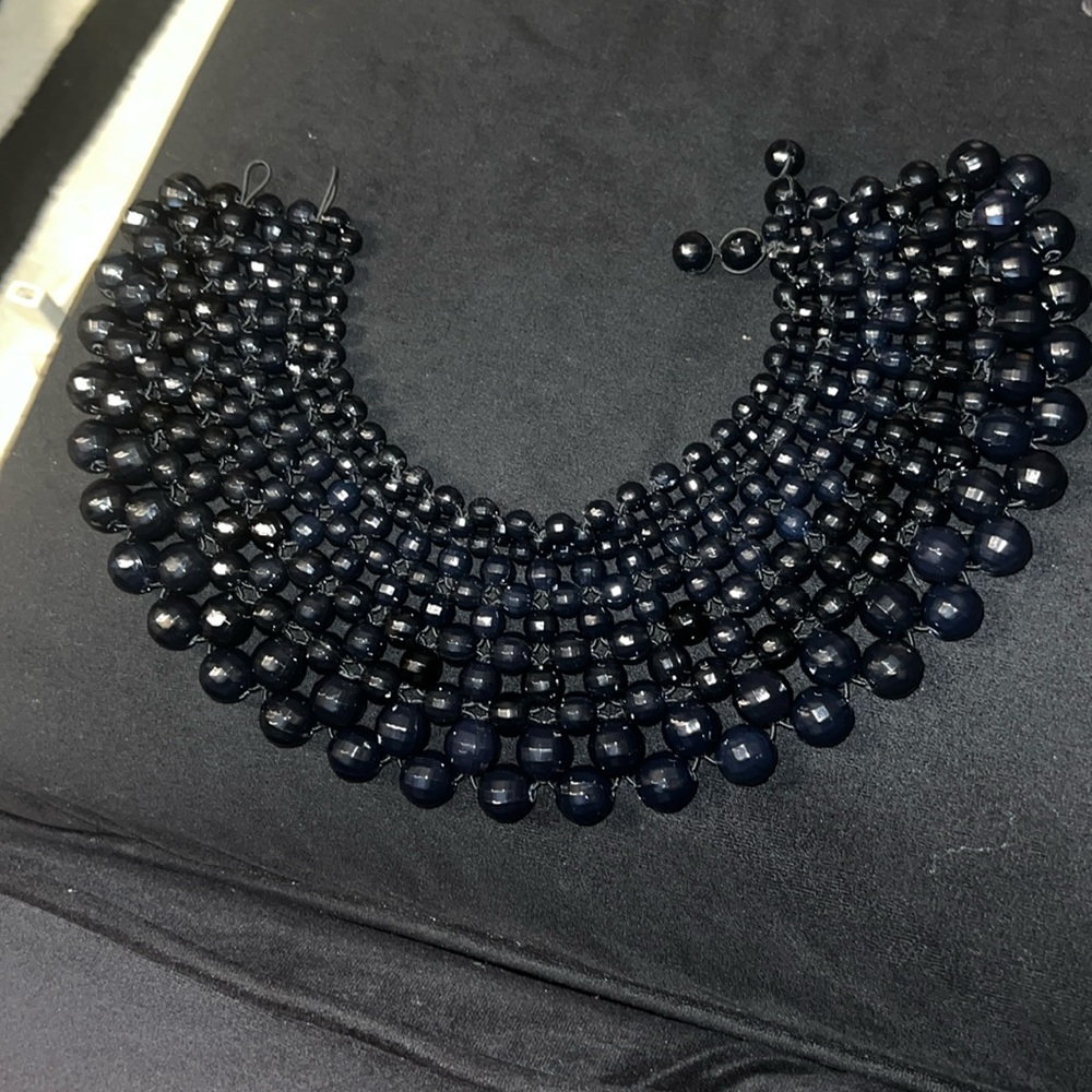 Statement Beaded Choker Necklace